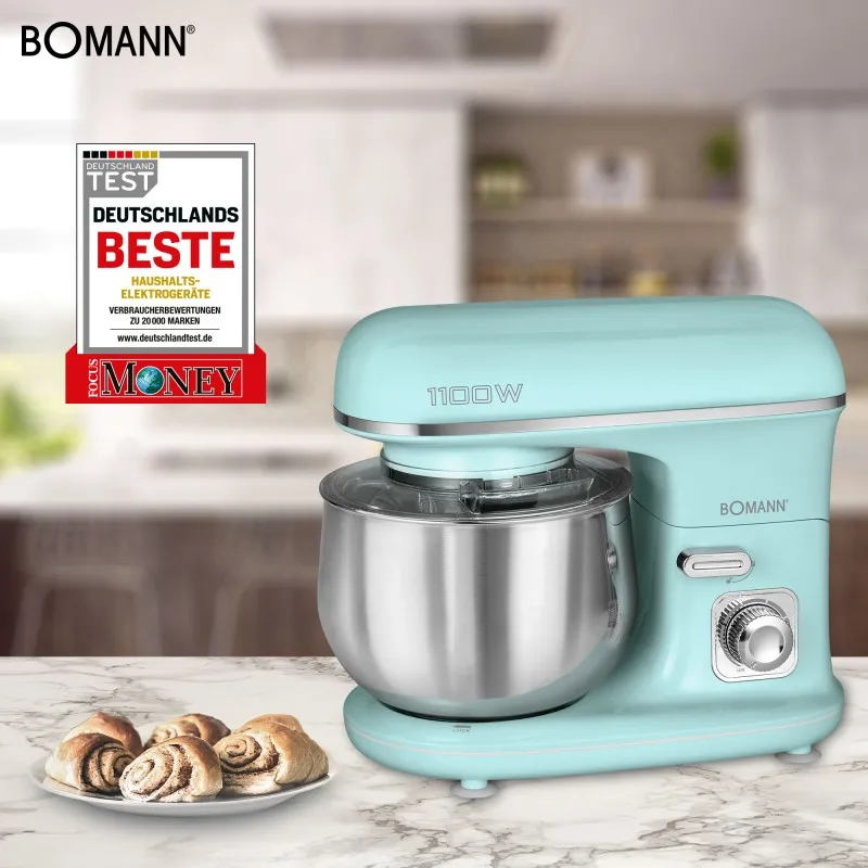 Кухонний комбайн Bomann KM 6030 CB Mint Green: Ваш надійний помічник на кухні